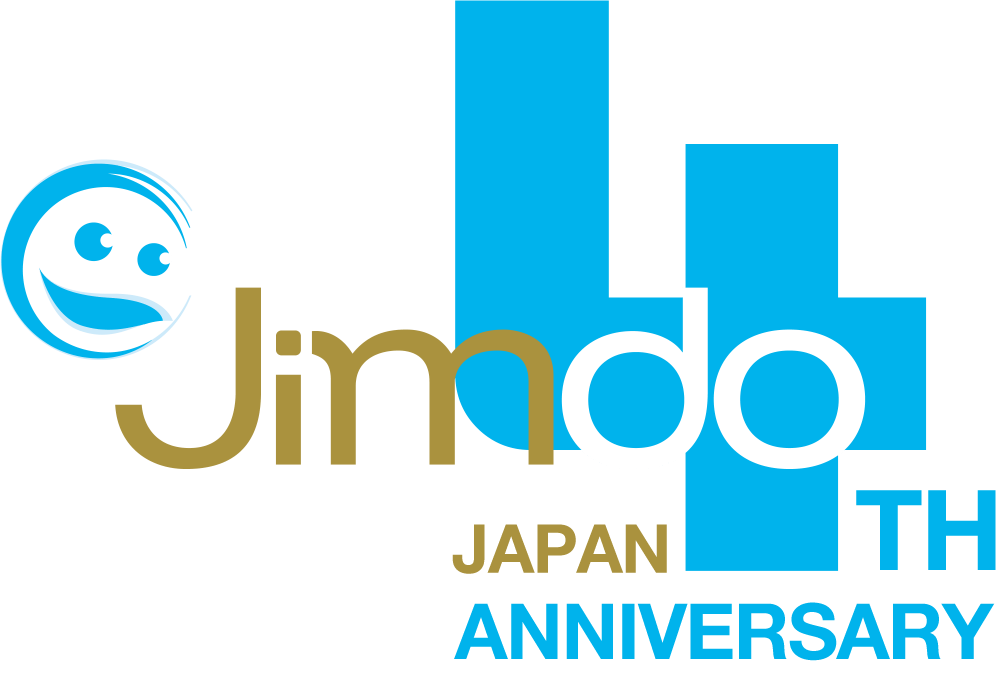 Jimdo Japan 4周年記念 ロゴ