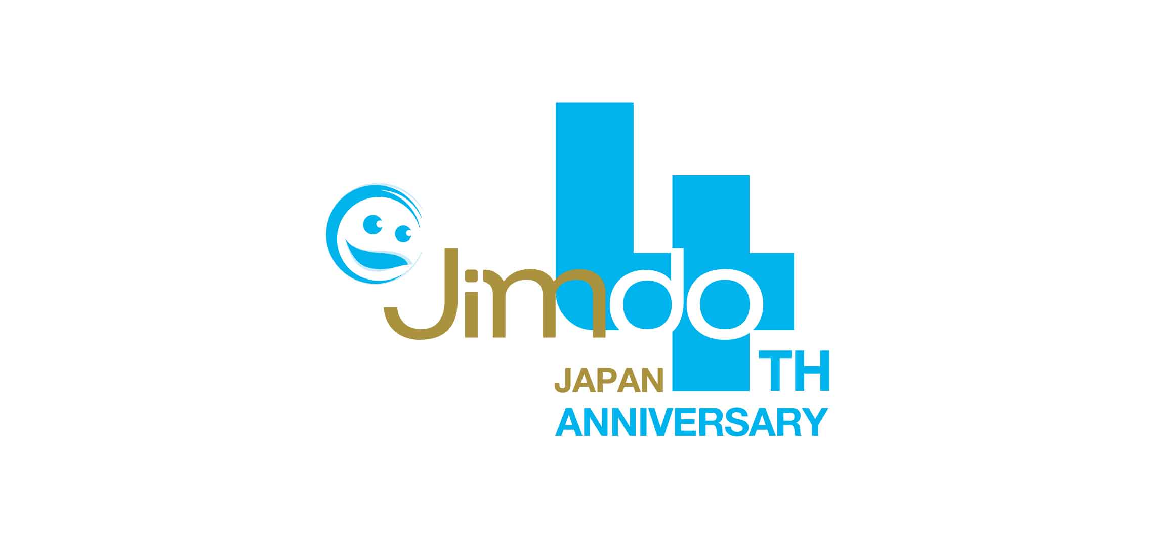 Jimdo Japan | ウェブサイトクリエイター | 4周年記念 ロゴ