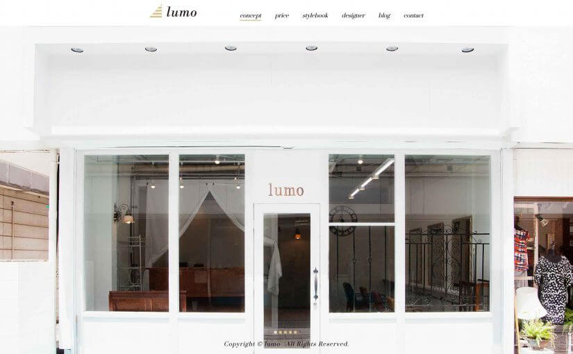 lumo | 美容室・ヘアサロン | 店舗サイト | UIデザイン