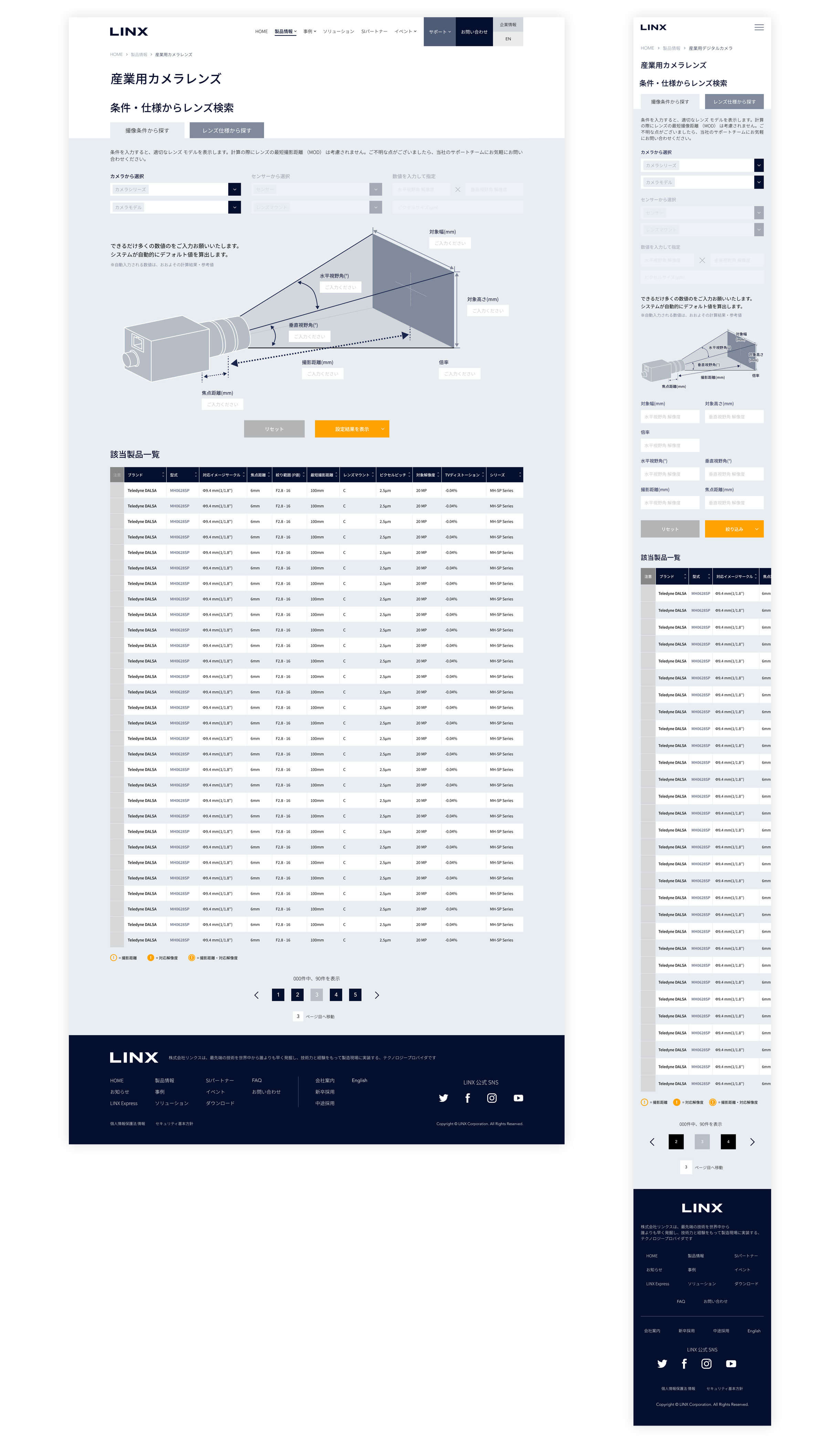 LINX | サービスサイト | ウェブデザイン / LINX_Website_for_Products_Renewal